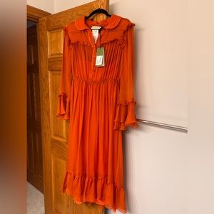 Chiffon Gucci dress